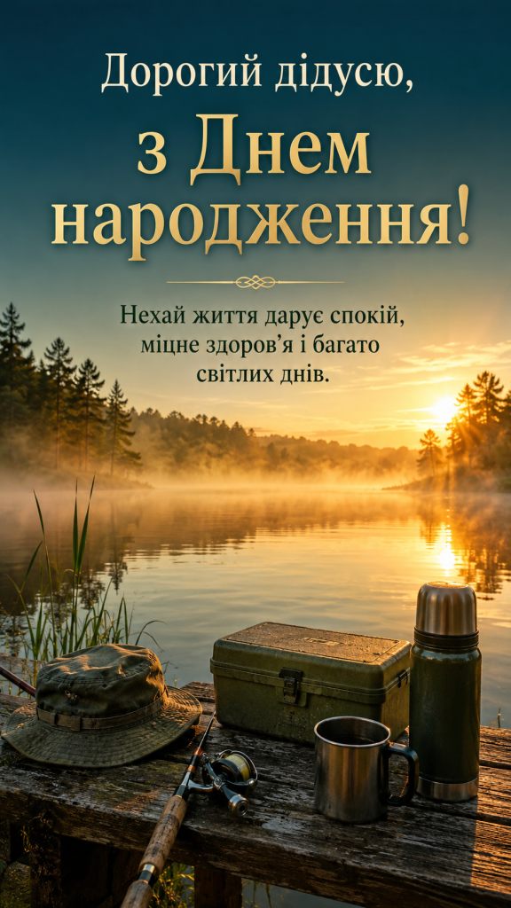 картинка 1 Зворушливі привітання з Днем народження до сліз дідусю — щирі слова та картинки