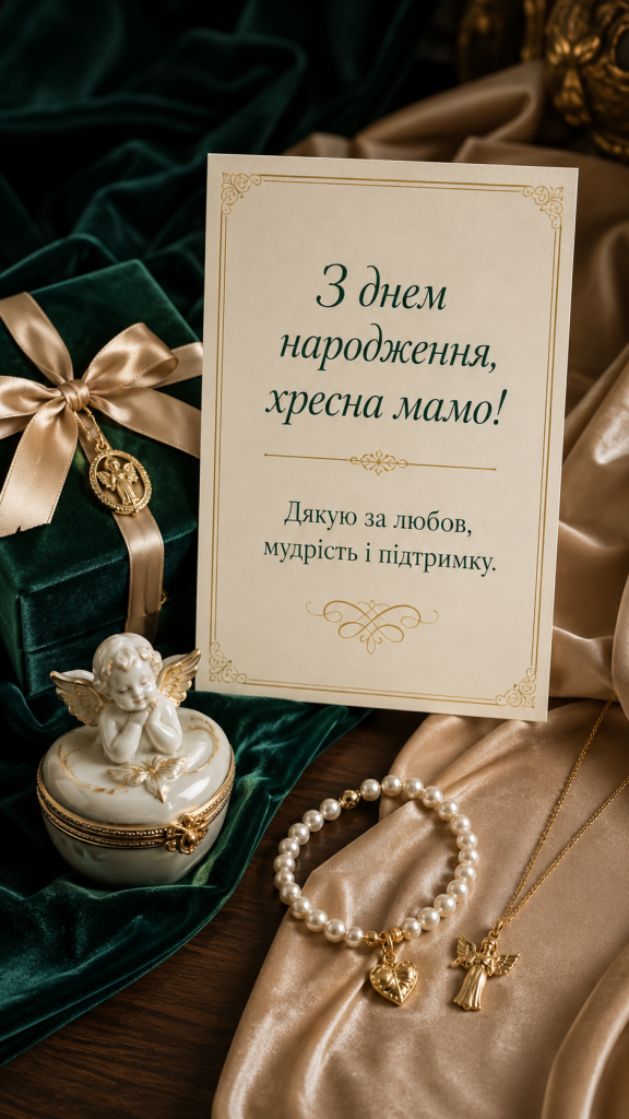 картинка 1 Зворушливі привітання з Днем народження до сліз хресній мамі — вдячні слова та картинки