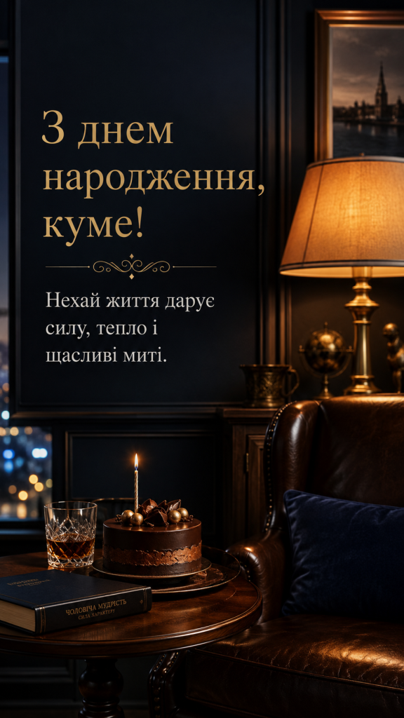 картинка 1 Зворушливі привітання з Днем народження до сліз куму — душевні слова та картинки