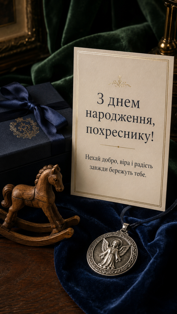 картинка 1 Зворушливі привітання з Днем народження до сліз похреснику — добрі слова та картинки