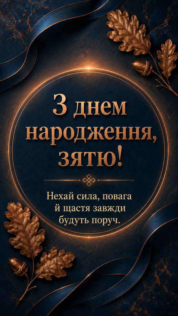 картинка 1 Зворушливі привітання з Днем народження до сліз зятю — теплі слова та картинки