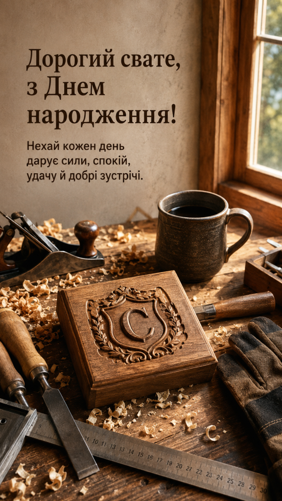 картинка 2 Зворушливі привітання з Днем народження до сліз свату — поважні слова та картинки