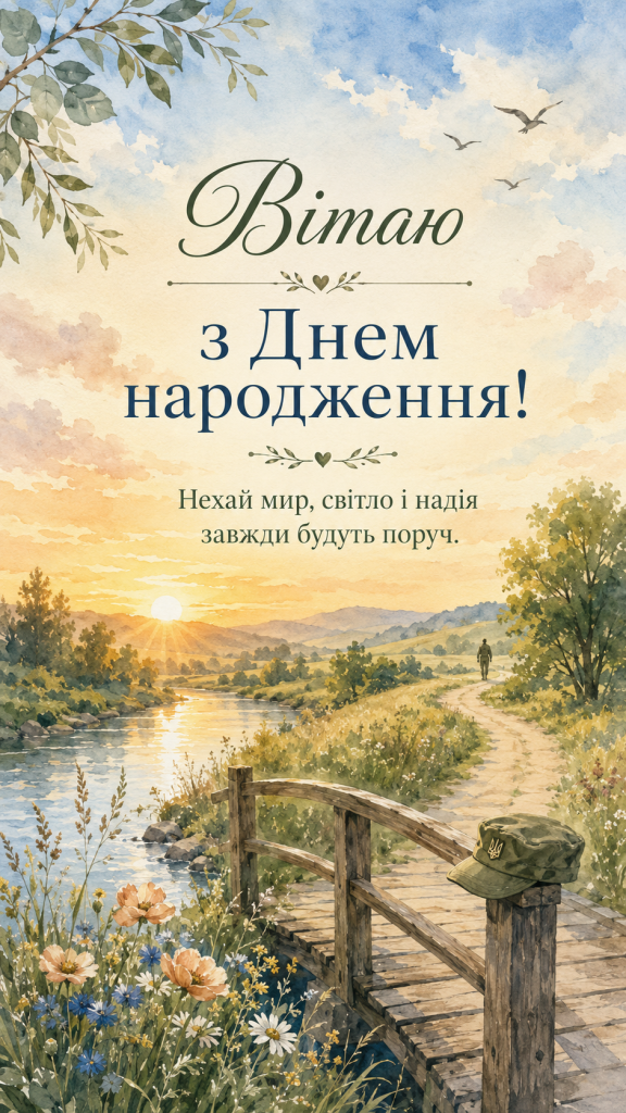 картинка 2 Зворушливі привітання з Днем народження до сліз військовому — слова підтримки та картинки