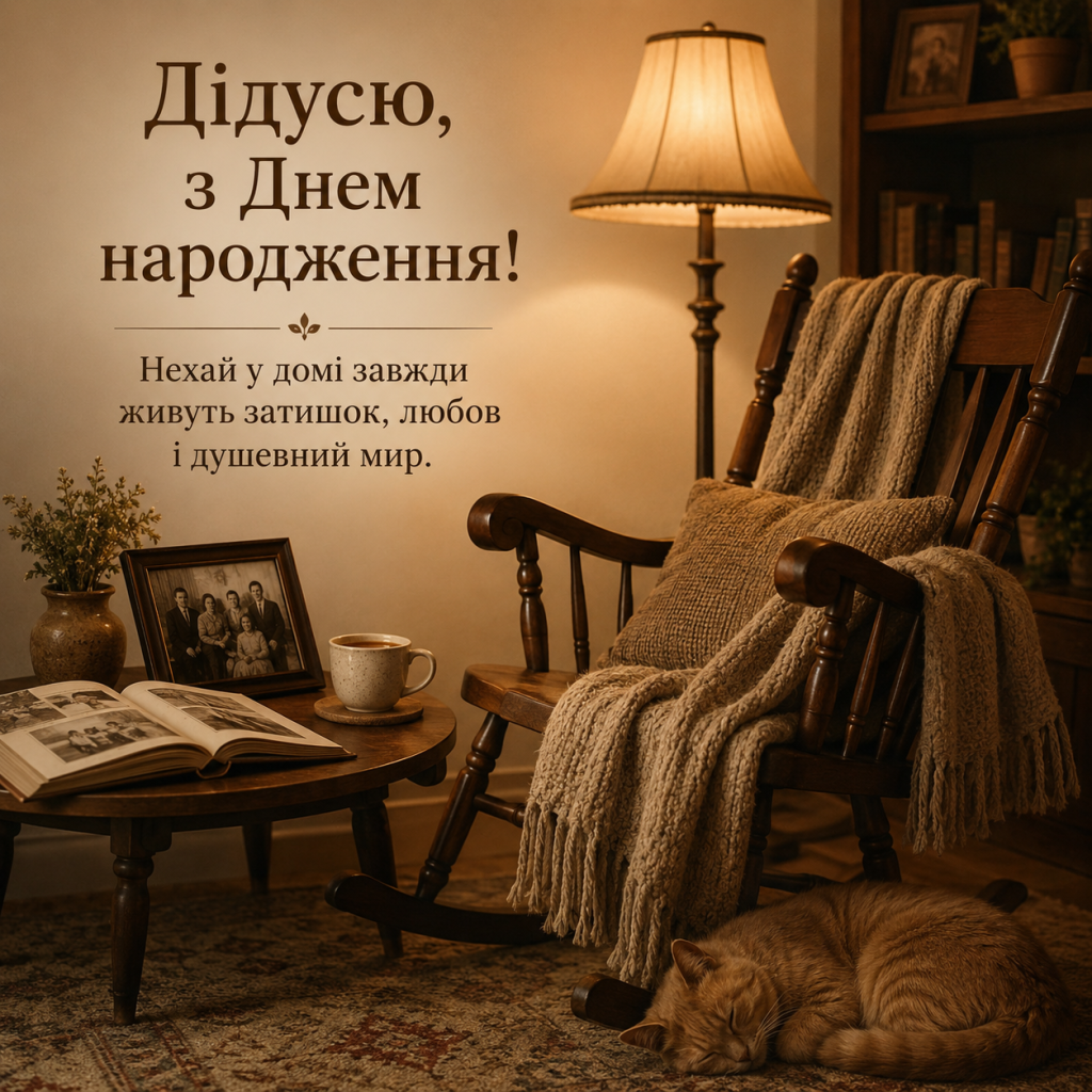 картинка 3 Зворушливі привітання з Днем народження до сліз дідусю — щирі слова та картинки