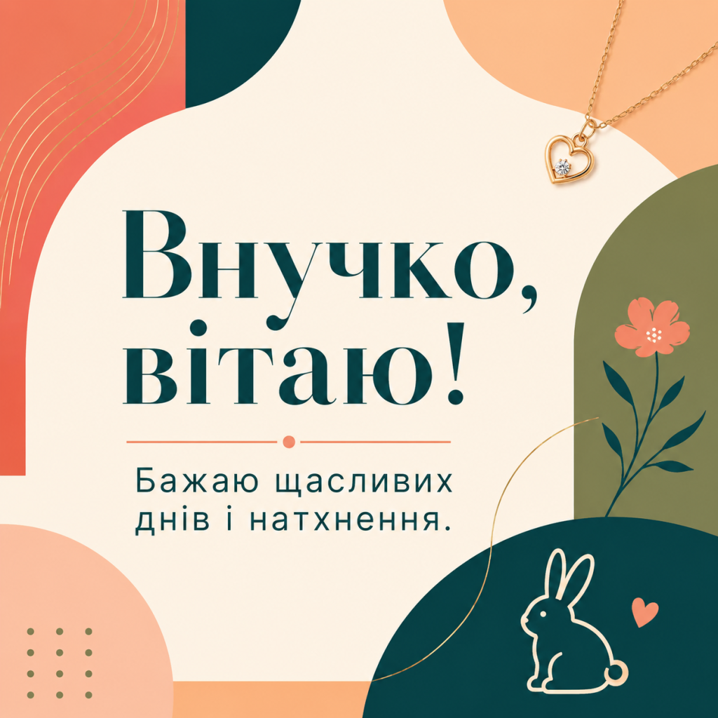 картинка 4 Зворушливі привітання з Днем народження до сліз для внучки — ніжні слова та картинки