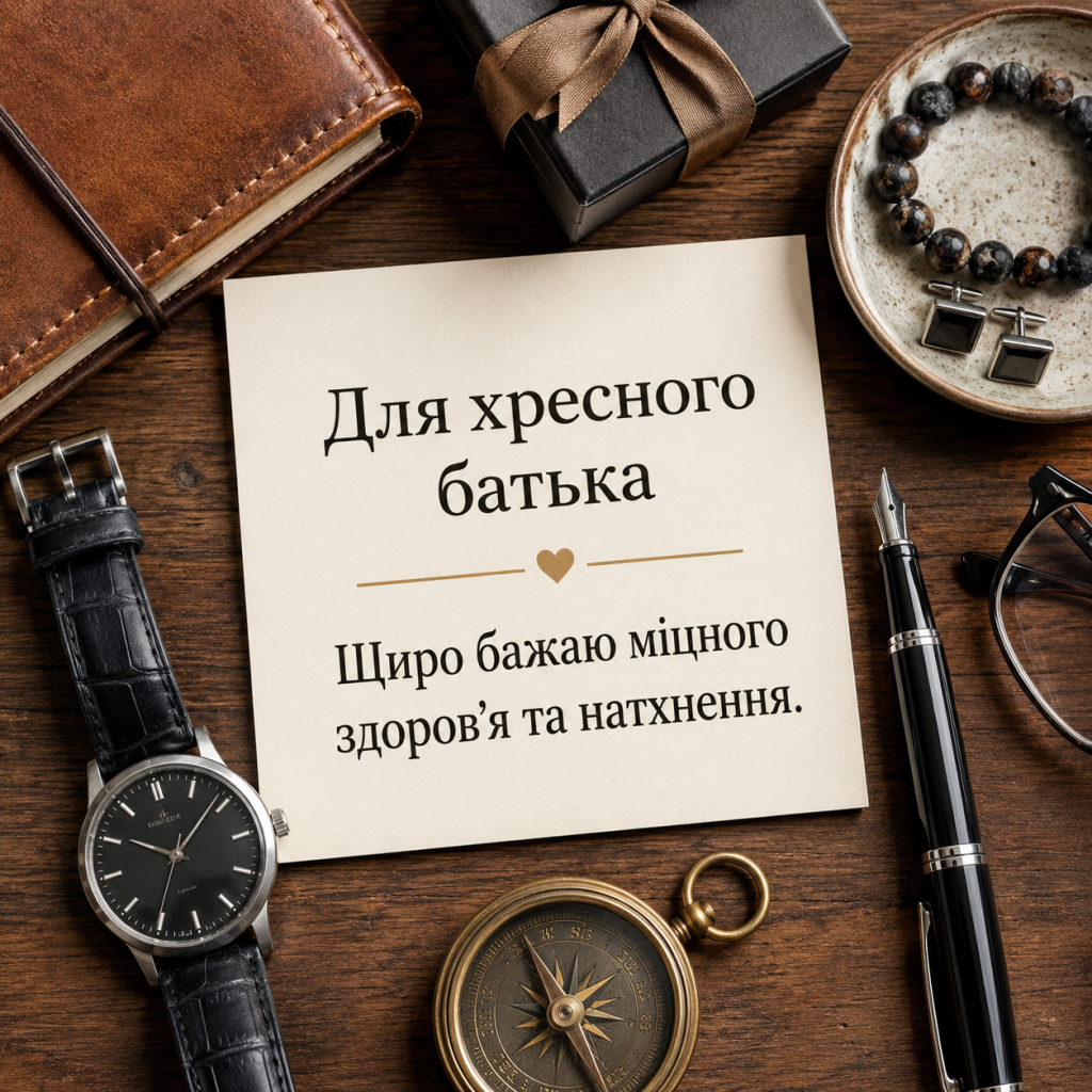 картинка 4 Зворушливі привітання з Днем народження до сліз хресному батьку — поважні слова та картинки