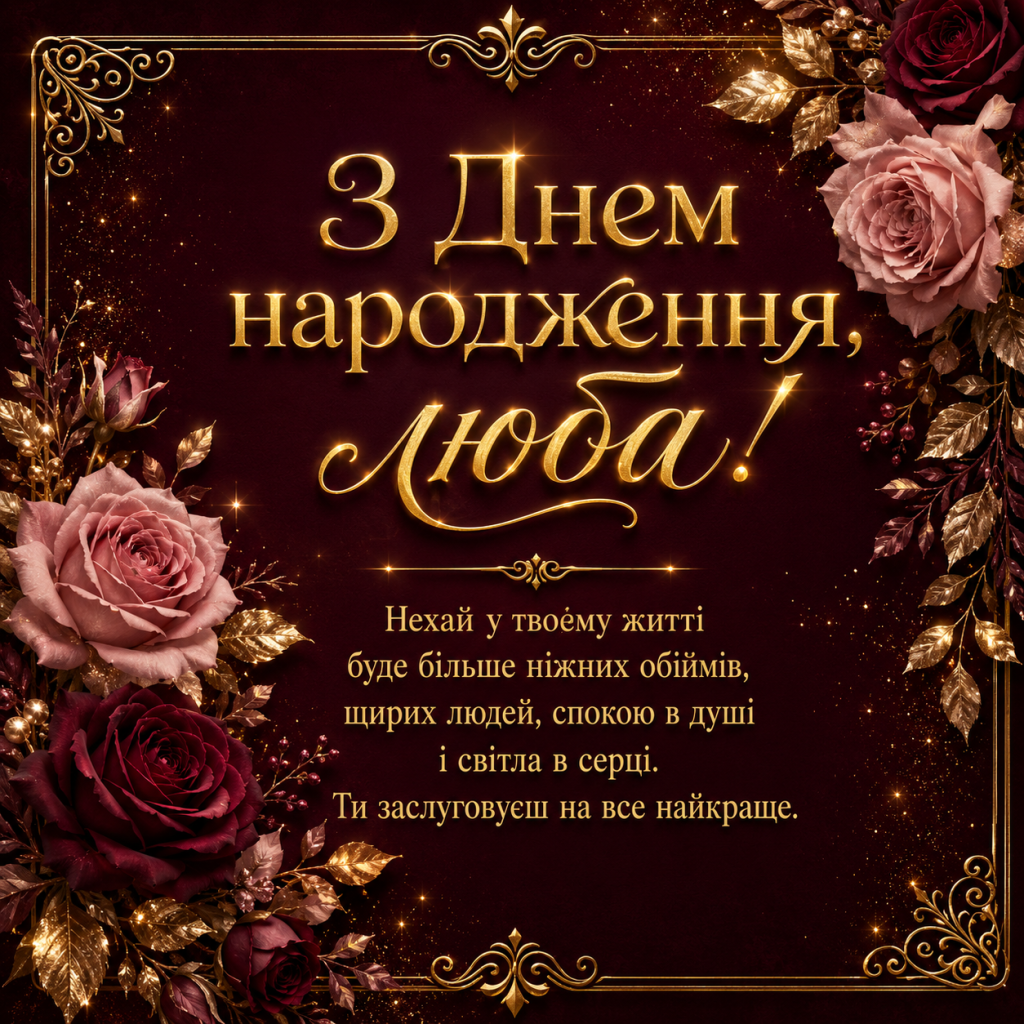 картинка 5 Найкращі зворушливі привітання з Днем народження для жінки своїми словами. Щирі, душевні тексти у прозі та короткі побажання, що торкаються серця.
