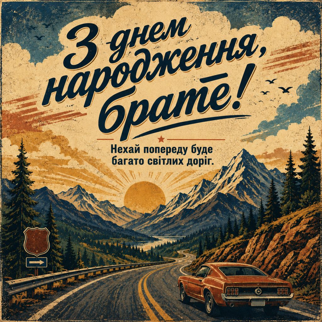 картинка 5 Зворушливі привітання з Днем народження до сліз брату — щирі слова та картинки