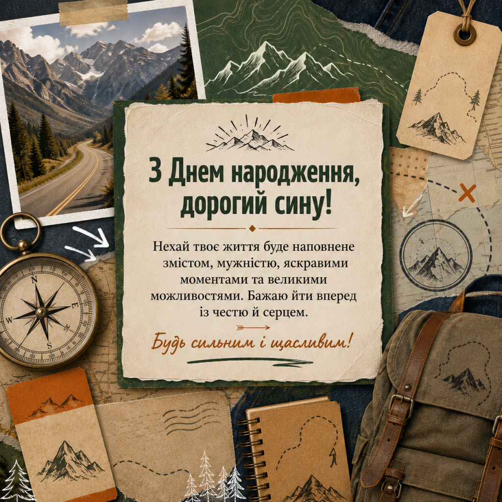 картинка 5 Зворушливі привітання з Днем народження до сліз сину — горді слова та картинки